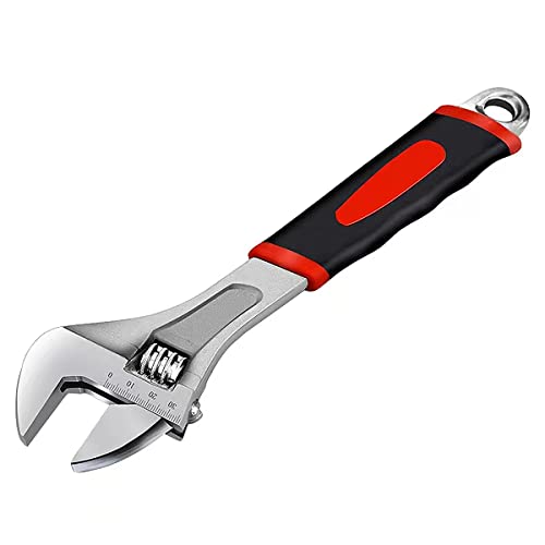 DoDuo Rollgabelschlüssel - 10 Zoll ( Länge: 250 mm ) - Max. 30 mm Maulweite - Adjustable Wrench Kunststoffgriff Verstellbarer Schraubenschlüssel, Extra breiter verstellbarer Schraubenschlüssel Cover