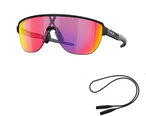 Oakley OO9248 Sunglasses Bundle: OO 9248 CORRIDOR 924802 Corridor Matte Black Prizm Roa and Universal Anti-slip Silicone Leash2