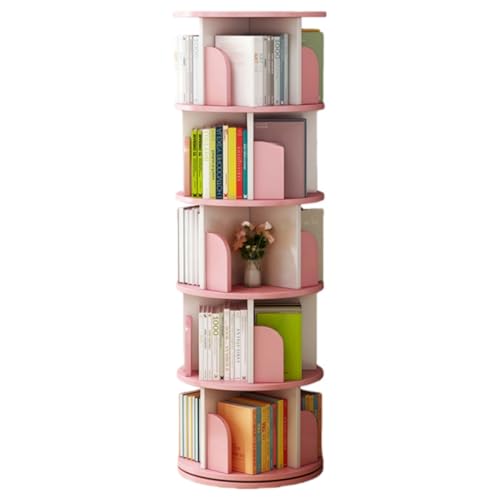 GUIXIAOGUO �{�I ��]���{�I ��e�� ���� �G�� ���ȏ� ���[ cd���b�N �q�� �R�~�b�N���b�N A4 �ؐ� ���ؔ� �g���ȒP �u�b�N�V�F���t ���� ���r���O���[�� �z�[�� �I�t�B�X�p (46*46*157cm,�z���C�g+�s���N)