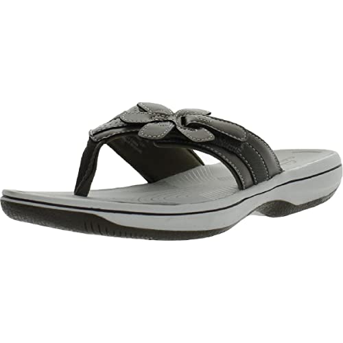 Image of Clarks Women's Brinkley Flora Cloudsteppers Flip-Flops