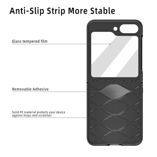 Étui en cuir PU Galaxy Z Flip 5 ENILSA finition haut de gamme - 7
