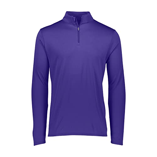 Sudadera Augusta Attain 1/4 Zip Purple talla 3XL color morado para hombre