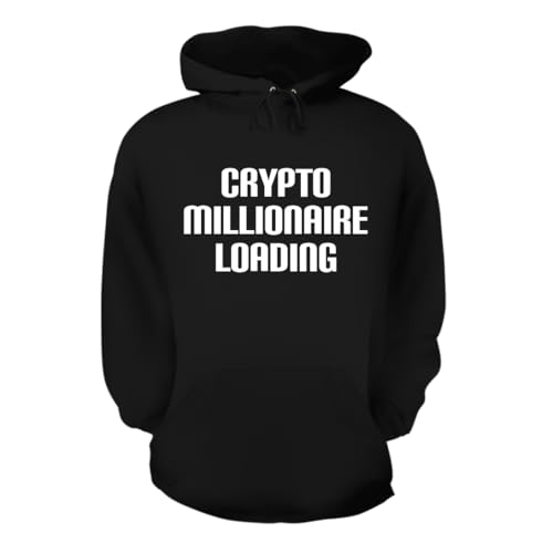 Crypto Millionaire Loading - A Nice Men's Hoodie Hooded Sweatshirt CP05 Black