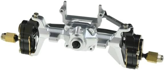 Aluminum Complete PRE-Built Rear AXLE Set for FURITEK Cayman PRO V2 4X4 Spare Part - Remote Control Car, RC Cars, RC Crawler 1/18 Upgrade Parts (HELIIDRECT) (Front)