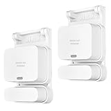 Garage Door Bracket for SimpliSafe Alarm Entry Sensors - Sensor Not Included - Easy Installation Garage Door Security Accessory (2 Pack)