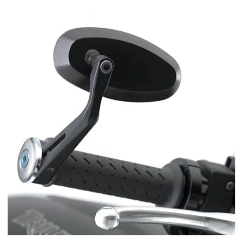 Espejos de moto universales con visión anti-vibración en aluminio de 22 mm para trail 5