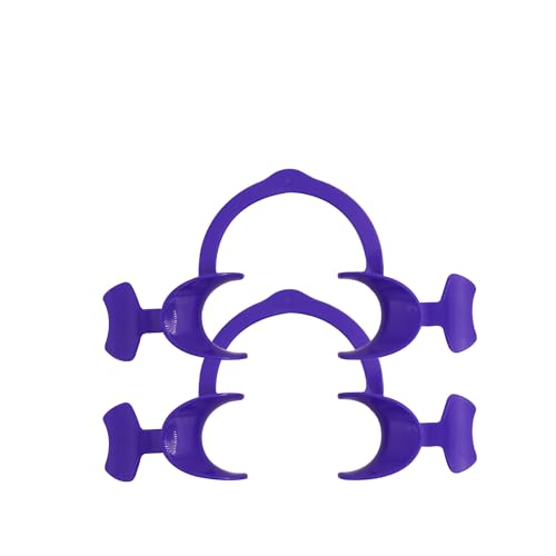 Image of Dentosmile Flexi Eco Cheek Retractors Mouth Opener with Wings in Purple Colour - Large (2)