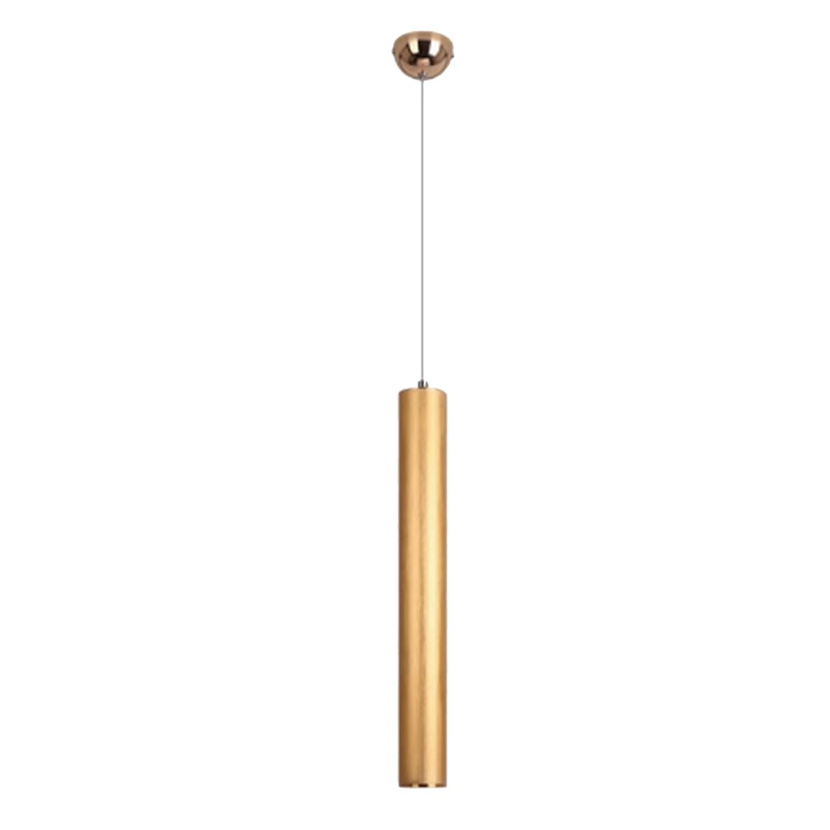 SXECAEPS Pendant Lamps Nordic Hanging Lamp Gold Long Tube Creative Anti-rust Aluminum Chandelier Downlights 5W Cylinder Droplight Spotlight for Living Room Bedroom Hallway