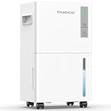 1500 Sq.ft Dehumidifier for Basement, Trazico Max 21 Pint/Day Dehumidifiers for Home, Large Room, Bedroom with Drain Hose, Quiet Smart Humidity Control, 3 Modes, 24H Timer, Auto Defrost