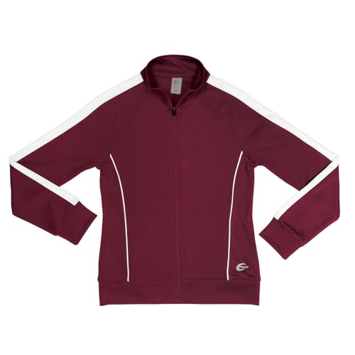chassé Advantage Warmup Jacket (Youth Sizes) (Maroon, YL)