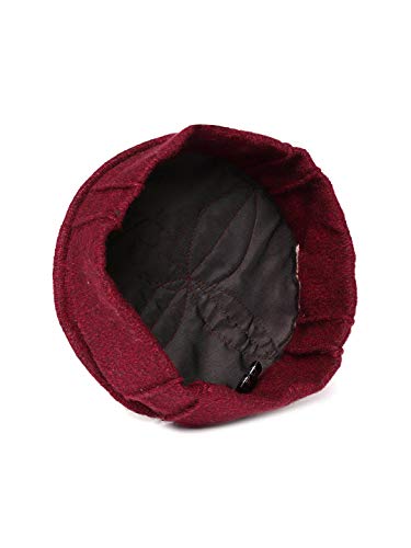 VASTRAA FUSION Unisex Woolen Pakol/Afghani Cap (Red)