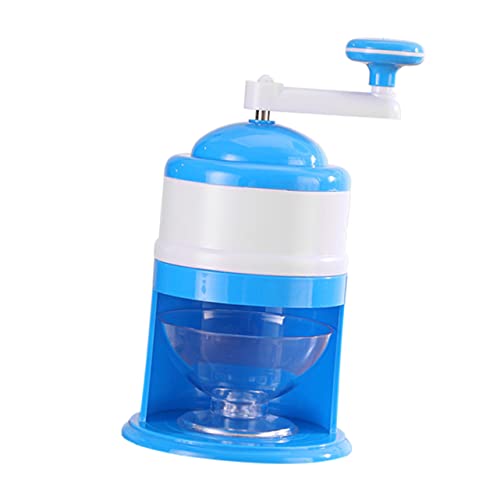 KICHOUSE Manual Smoothie Machine Ice Chipper Portable Stainless Steel Blades Easy Operation