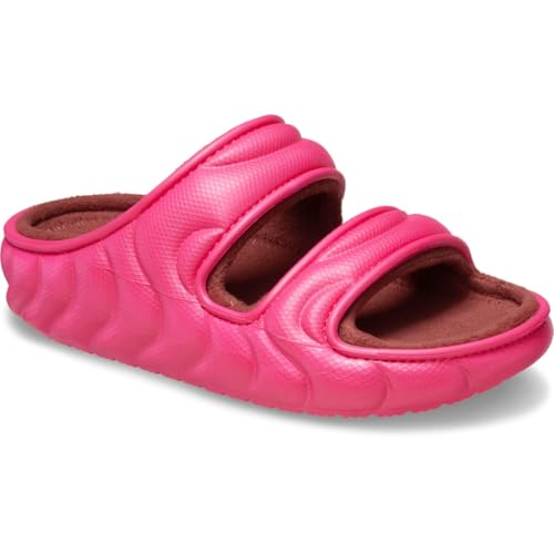 Crocs Unisex Classic Cozzzy Overpuff Sandal Unisex Adult Sandals, Pitaya, 6 by Crocs - Used condition - Image 5