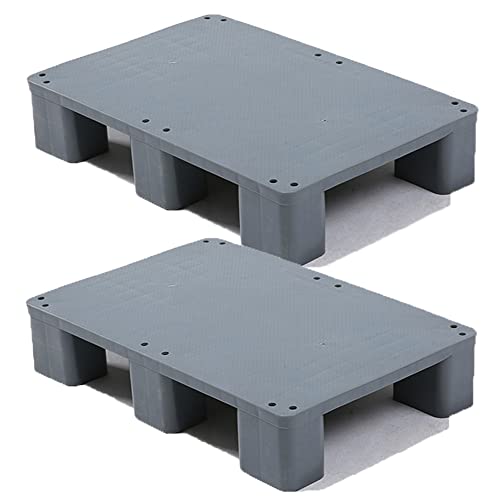 Estanterías de Alta Resistencia - Palets de plástico con Capacidad de Carga de 1100 LB, adecuados para almacenes, cocinas y garajes - soluciones modulares