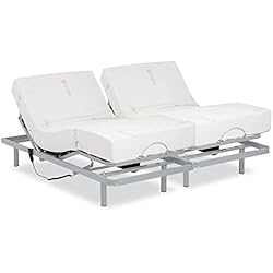 Camas Articuladas Matrimonio Gerialife® Cama articulada Doble de Matrimonio con colchón Visco Tencel (160x190)
