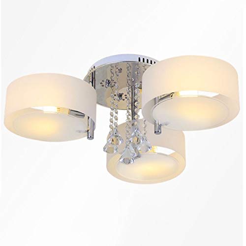 Lustres Eclairage de plafond éclairage plafond Lustre durable Cristal Plafond Lampe De Salon Couleur Assombrissant Aluminium Acrylique Haute Luminosité Lustre À La Maison Lustres plafonnier