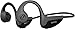 Produktbild LonFine Knochenschall Kopfhörer Bluetooth, Wireless Bone Conduction Kopfhörer mit Mikrofon, Open-Ear-Kopfhörer, wasserdichte IPX5-Sportkopfhörer zum Laufen, Fahren, Training, Fitnessstudio