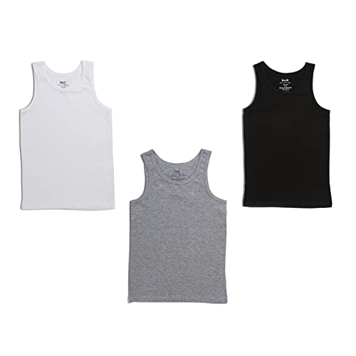 HIP N Happy Cotton Boys Vest|Cotton Sleeveless Vest for Boys|Soft Cotton Vests for Boys|Boys Innerwear|Sleepwear|Nightwear|Kids Sando ganji|Baby Boy Undershirts|Comfort & Durability|Combo Pack of 3