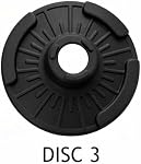 Compatible with Bowflex SelectTech 552 Nautilus Series 1 and Series 2 Dumbbell Repair Replacement Discs, Durable And Precise Replacement Disc Repair Parts (Season 1, Disc 3)