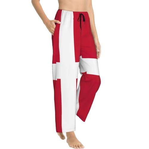 Pantalon de pyjama anti-transpiration pour femme bas de survêtement ample en polyester doux - 2