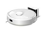 iRobot Roomba 105 Combo, Robot Aspirapolvere Lavapavimenti, Pulizia a 4 Fasi, Navigazione ClearView LiDAR, Rilevamento di Tappeti/Moquette, Pulizia Mirata, Controllo tramite App, Bianco