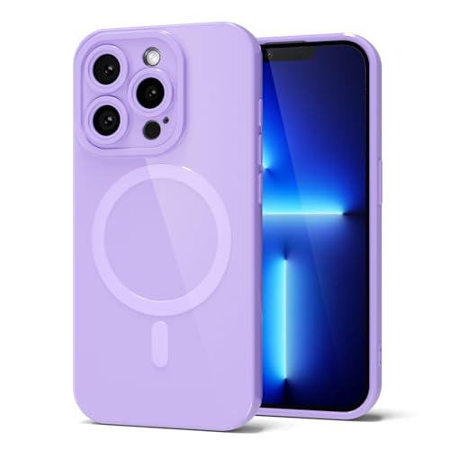 Coque iPhone 13 Pro Max silicone Magsafe fine et brillante