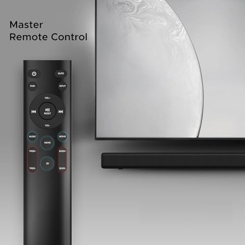 Image of BLACKSHEEP Compatible with Boat Soundbar and Speaker System Audio /Video System Remote Control, Easy Control for Volume, EQ, and Input Selection (Your Old Remote Must be Exactly Same)