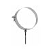 Produktbild Ø 120 mm Rohrschelle rund Edelstahl mit Stockschraube zur Wandhalterung