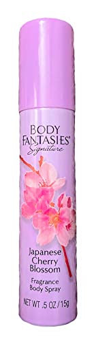 Body Fantasies Fragrance Body Spray for Women, japanese cherry blossom .5 Oz