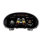 Schermo LCD Android compatibile con Skoda Octavia 2015-2020 tachimetro auto digitale Cluster cabina di pilotaggio virtuale cruscotto pannello strumenti