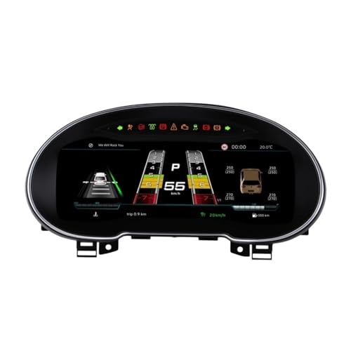 Pantalla LCD Android para Skoda Octavia 2015-2020 con grupo digital de coche y cabina virtual