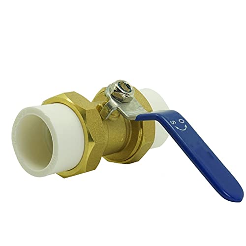 Válvula de bola de latón PPR 32mm DN25 accesorio de plomería con doble unión 4