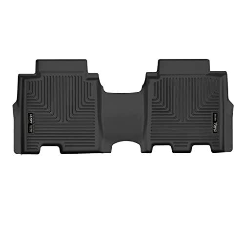 Husky Liners | X-ACT Contour Series | 2nd Row Floor Liners - Black | 55951 | Fits 2021 Ford Bronco 4 Door