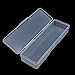 Lokyango 4 Pieces Plastic Storage Personal Box for Nail, Nail Implement Storage Box Organizer Case Manicure Tool Box for Nail Pedicure Supply Tools (clear)