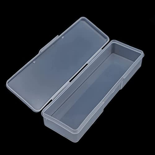Image of 4PCS Plastic Storage Personal Box for Nail, Nail Implement Box (clear) | Lokyango Manicure Tool Box Nail Tool Storage Box Nail Storage Organizer Container Case for Manicure Pedicure Supplies