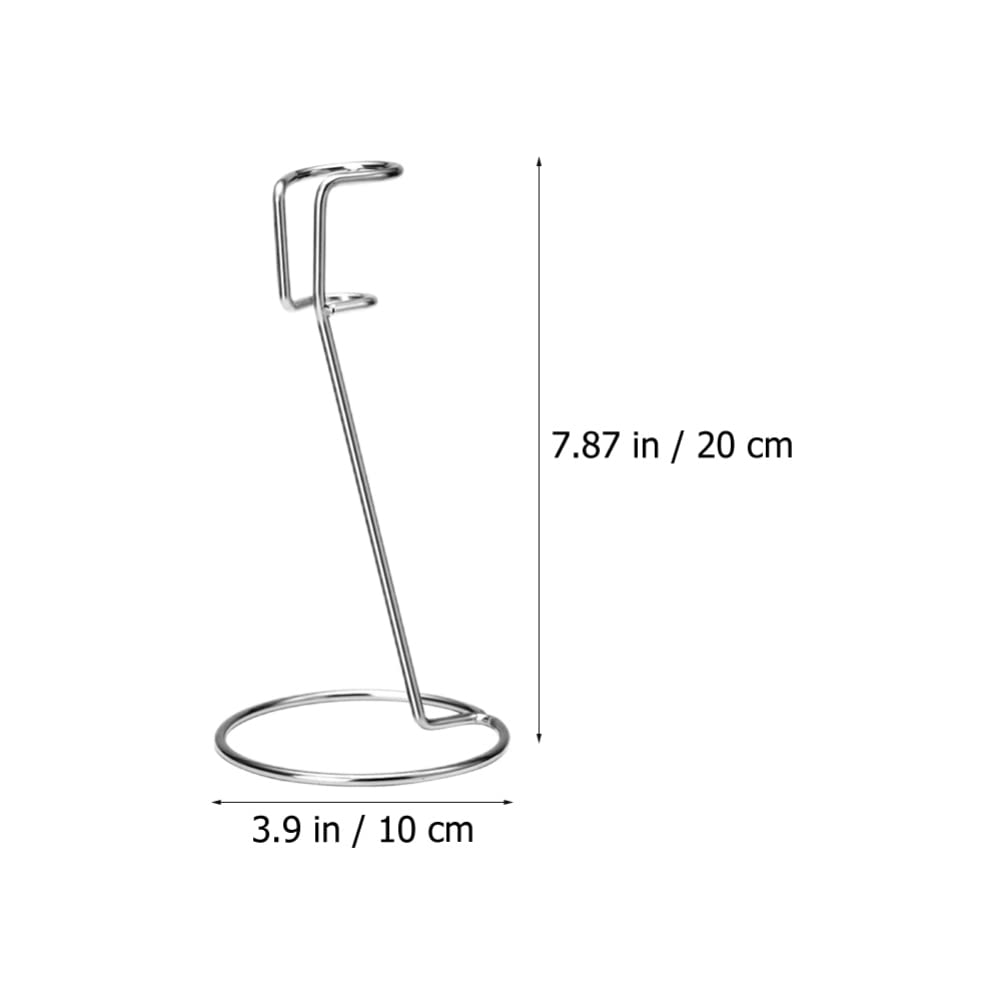 Hemoton Milk Frother Kitchen Stand Rack: Handheld Foam Maker Coffee Stirrers Cocktail Maker Holder For Drinks Stirring Silver