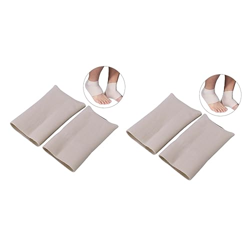 NOLITOY 2pcs Pair Heel Sleeve Socks for Men Women Moisturizing Protective for Rough Skin