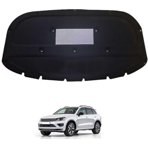 Almohadilla Aislante de Algodón Capó para VW Touareg 2011-2018 OE: 7P6863831A, Reemplazo Original con Clips Aisla Sonido y Calor del Motor