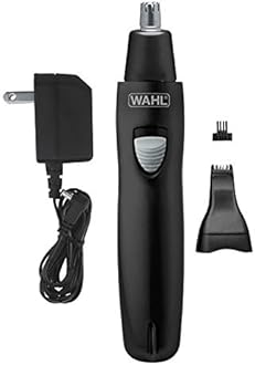 Wahl Groomsman Rechargeable Precision Trimmer for Hygienic Grooming with Rinsable, Interchangeable Heads for Eyebrows, Neckline, Nose, Ears, & Other Detailing - Model 3023284