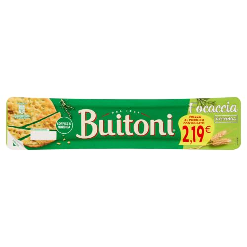 BUITONI Focaccia Soffice Pasta per Focaccia Rotonda, Rotolo 375g