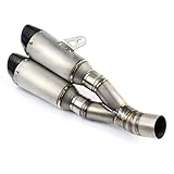 Per Ducati per Diavel per 1200 Motorcycle Titanium Alloy Full Exhaust System Lossless Link Exhaust Muffler Pipe