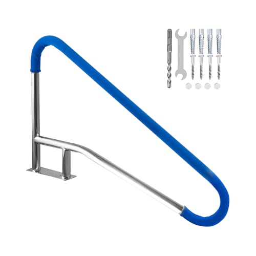 Barandal para piscina 55x32 pulg acero inox miniatura 1