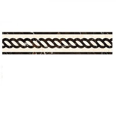 Borde de papel tapiz 3D autoadhesivo, borde impermeable, rollo 10 cm x 5 m for decoración del hogar(Bd002)