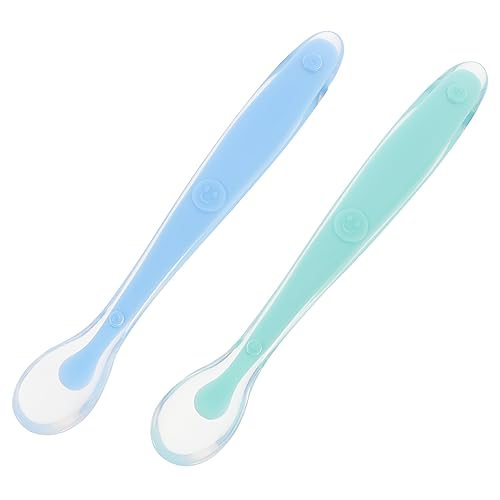 ibasenice Silicone Food Learning Utensils Set Kids Silverware Lunch Box Utensils