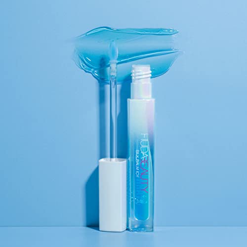 Huda Beauty Solk Balm Icy Lip Gloss Voluminizer