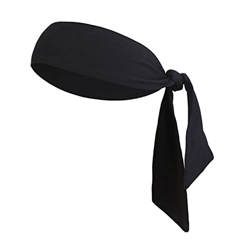 Bandeau sport noir respirant Toddmomy anti-glisse pour tennis course et yoga