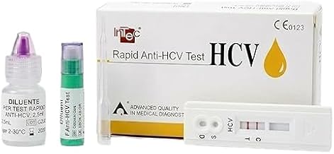 HCV Rapid Test, Hepatitis C Test, Complete Kit for Rapid Diagnosis, Reliable Results, Pack of 3 Units