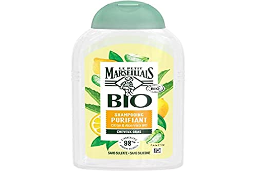 Le Petit Marseillais BIO Shampoo con Aloe Vera & Citron Cabelo Gra, 240 ml