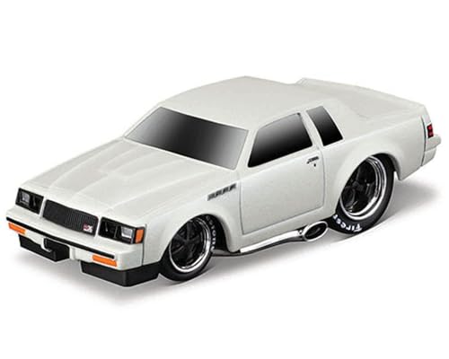 Modelo de auto 1987 GNX blanco perla 1/64 Muscle Machines miniatura 1