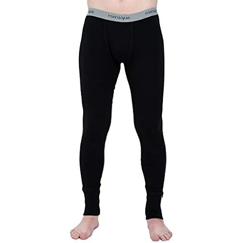 Leggings Menique en Mérinos - Noir Cover